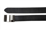 Ligans NY Men Formal Black Genuine Leather Belt