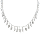 Fab Fashion Leaf Shaped Alloy Necklace