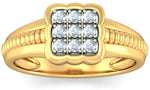 BlueStone The Grand Master Yellow Gold Diamond 18 K Ring