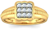 BlueStone The Grand Master Yellow Gold Diamond 18 K Ring