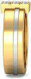 BlueStone The Sestet Yellow Gold Diamond 14 K Ring