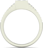 BlueStone The Reverent Luxury White Gold Diamond 18 K Ring