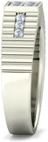 BlueStone The Reverent Luxury White Gold Diamond 18 K Ring