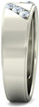 BlueStone The Masterstroke White Gold Diamond 18 K Ring