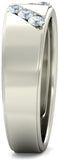 BlueStone The Masterstroke White Gold Diamond 18 K Ring