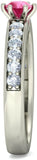 BlueStone The Amorous Noble White Gold Diamond, Tourmaline 18 K Ring