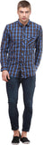 Sleek Line Men's Checkered Casual Shirt