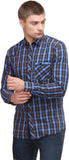 Sleek Line Men's Checkered Casual Shirt