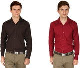 Jovial Mart Store Men's Solid Formal Shirt