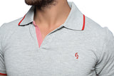 Nucode Solid Men's Polo Neck T-Shirt