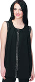 Elisabetta Bartolli Party Sleeveless Solid Women's Top