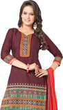 Satrani Cotton Embroidered Salwar Suit Dupatta Material