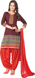 Satrani Cotton Embroidered Salwar Suit Dupatta Material