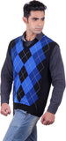 Sportking Geometric Print V-neck Casual Men's Sweater