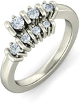 BlueStone The Tranquil Journey White Gold Diamond 18 K Ring