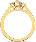 BlueStone The Apolonius Yellow Gold Diamond 18 K Ring