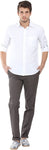 Zobello Slim Fit Men's Grey Trousers
