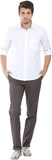 Zobello Slim Fit Men's Grey Trousers