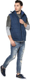 Okane Sleeveless Self Design Men's Quilted Jacket