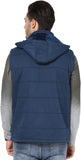 Okane Sleeveless Self Design Men's Quilted Jacket