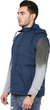 Okane Sleeveless Self Design Men's Quilted Jacket