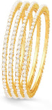 Sukkhi Copper Yellow Gold Bangle Set
