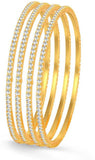 Sukkhi Copper Yellow Gold Bangle Set