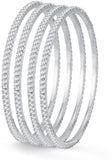 Sukkhi Copper Rhodium Bangle Set