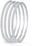Sukkhi Copper Rhodium Bangle Set