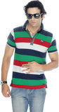 Ocean 9 Striped Men's Polo T-Shirt