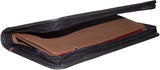KAN Long Travel Passport Organizer & Cheque Book Pouch Document Holder with Zip For Men and Women