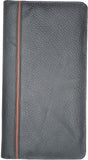 KAN Long Travel Passport Organizer & Cheque Book Pouch Document Holder with Zip For Men and Women