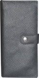 KAN Long Travel Passport Organizer & Cheque Book Pouch Document Holder with Zip For Men and Women