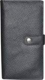 KAN Long Travel Passport Organizer & Cheque Book Pouch Document Holder with Zip For Men and Women