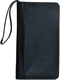 KAN Long Travel Passport Organizer & Cheque Book Pouch Document Holder with Zip For Men and Women