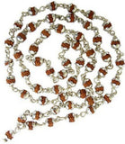 GCMR Silver Plated Wood Necklace
