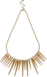 Fayon Golden chic spikes Alloy Necklace