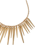 Fayon Golden chic spikes Alloy Necklace