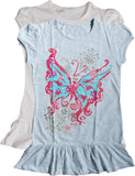 Kothari Casual Short Sleeve Printed Girl's Top