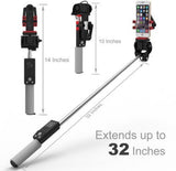 Redwave 360 Degree Powered Rotation Bluetooth Selfie Stick