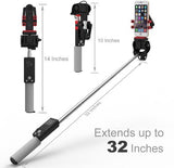 Redwave 360 Degree Powered Rotation Bluetooth Selfie Stick