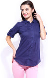 Dressberry Women's Solid Casual Shirt