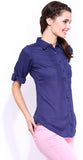 Dressberry Women's Solid Casual Shirt