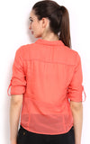 HRX Women's Solid Casual Shirt