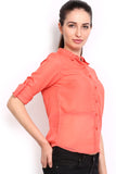 HRX Women's Solid Casual Shirt