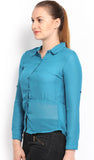 HRX Women's Solid Casual Shirt