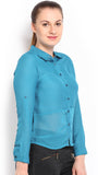HRX Women's Solid Casual Shirt