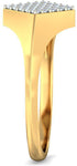 BlueStone The Marvel Yellow Gold Diamond 18 K Ring