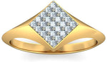 BlueStone The Marvel Yellow Gold Diamond 18 K Ring