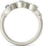 BlueStone The Triple Radiance White Gold Diamond 14 K Ring